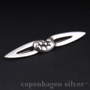 Georg Jensen Brooches | Silver gold brooch i amazing design