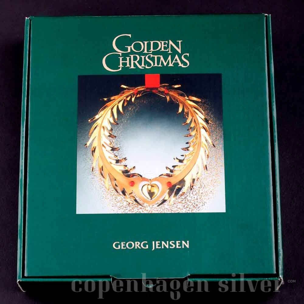 6 GEORG JENSEN WREATH Christmas Decoration SILVER Limited Edition NEW OFFER