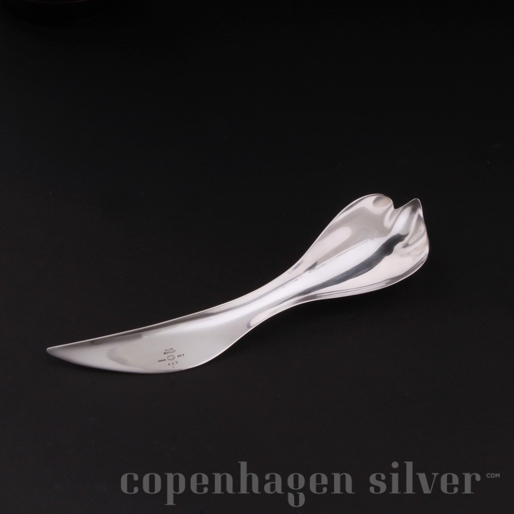 Georg Jensen Georg Jensen Allan Scharff Sterling Silver And Crystal Letter Opener With Box 