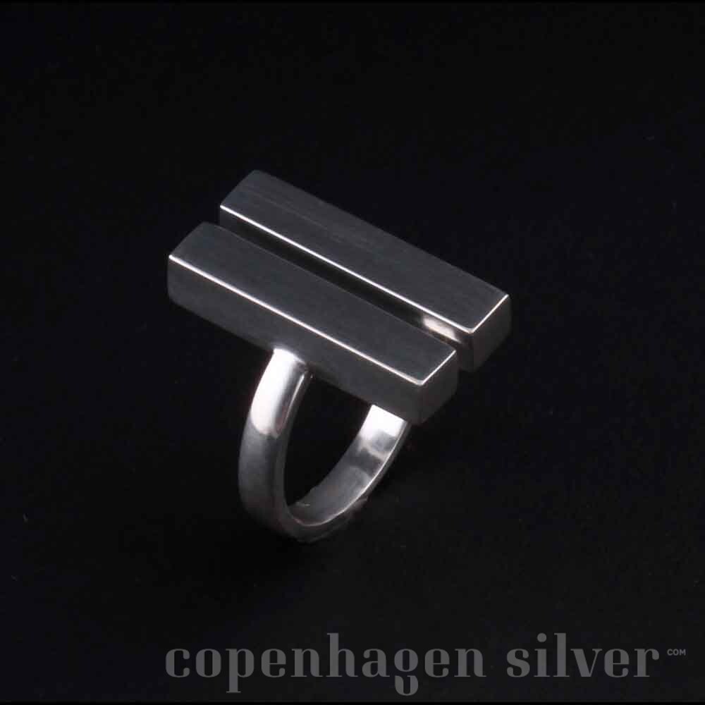 Georg Jensen Aria Silver Flat Band Ring 