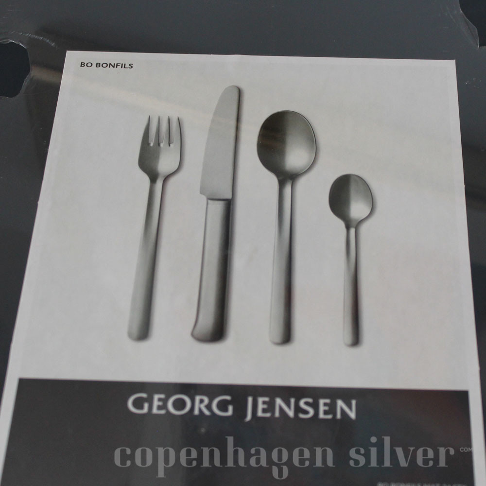 Georg Jensen Stainless Steel 16 pcs Cutlery Set Bo Bonfils. 