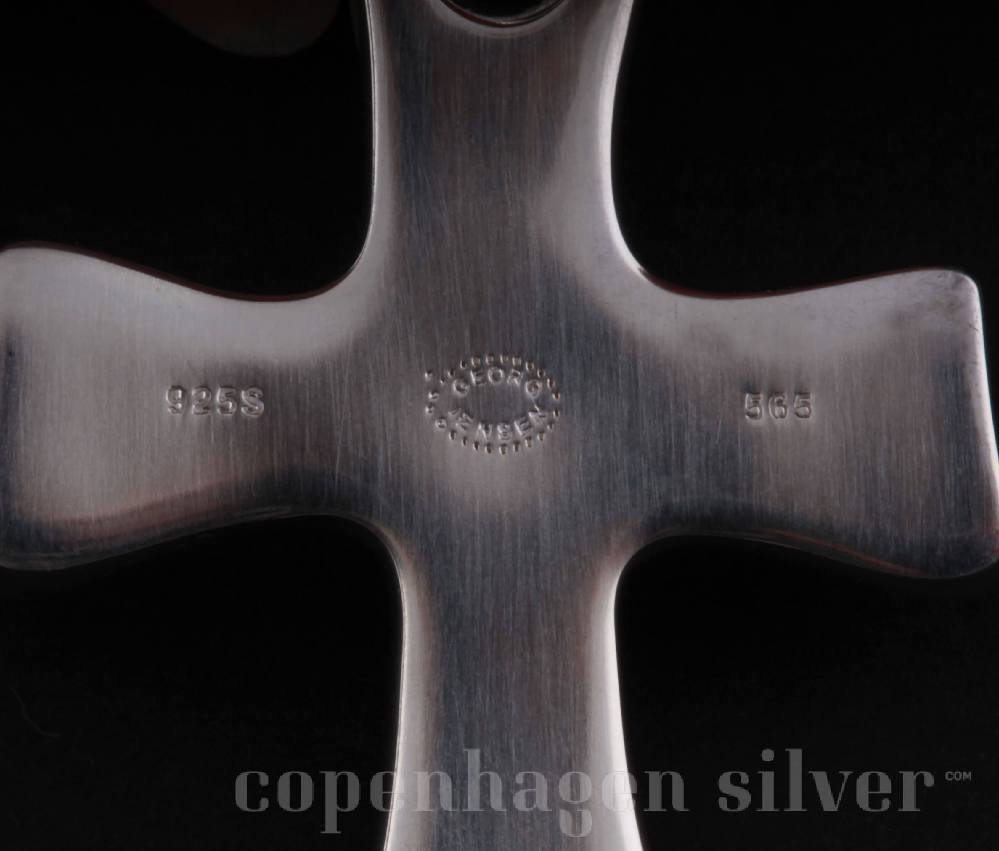 Georg Jensen Sterling Silver Cross Pendant # 565 | Copenhagen Silver