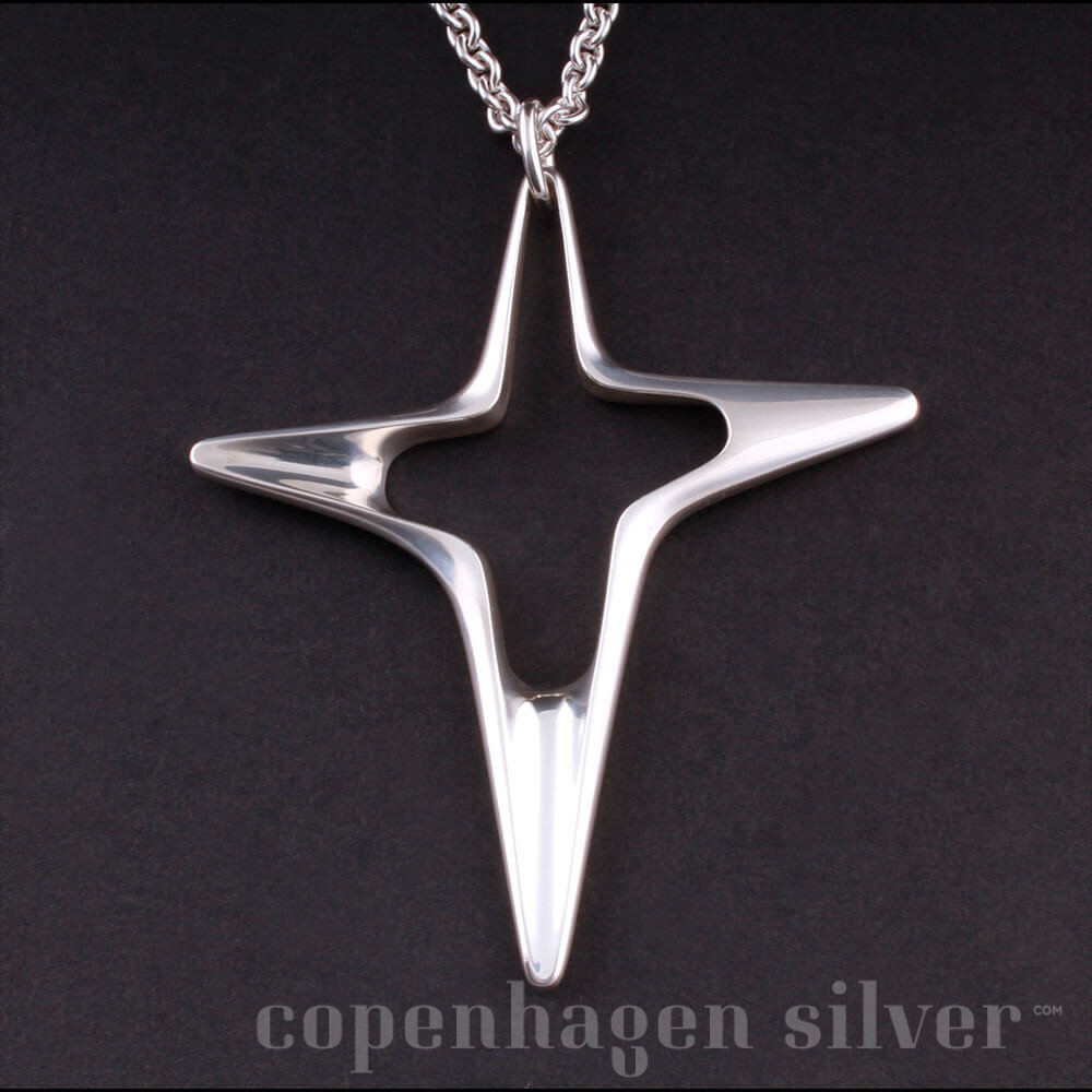 Georg Jensen Sterling Silver Cross Pendant # 151 | Copenhagen Silver