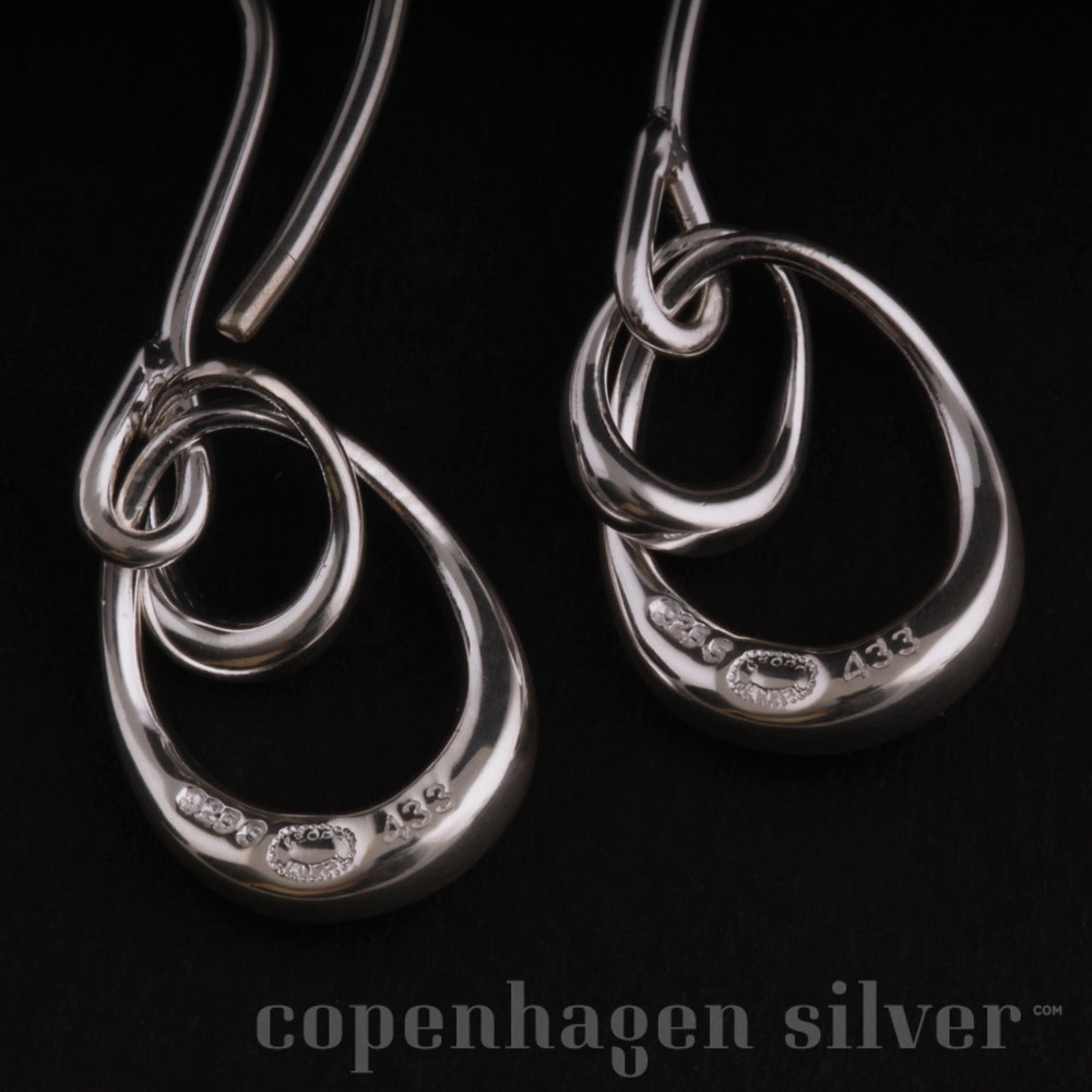 Georg Jensen Georg Jensen OffSpring Earrings #433 Sterling Silver 925 