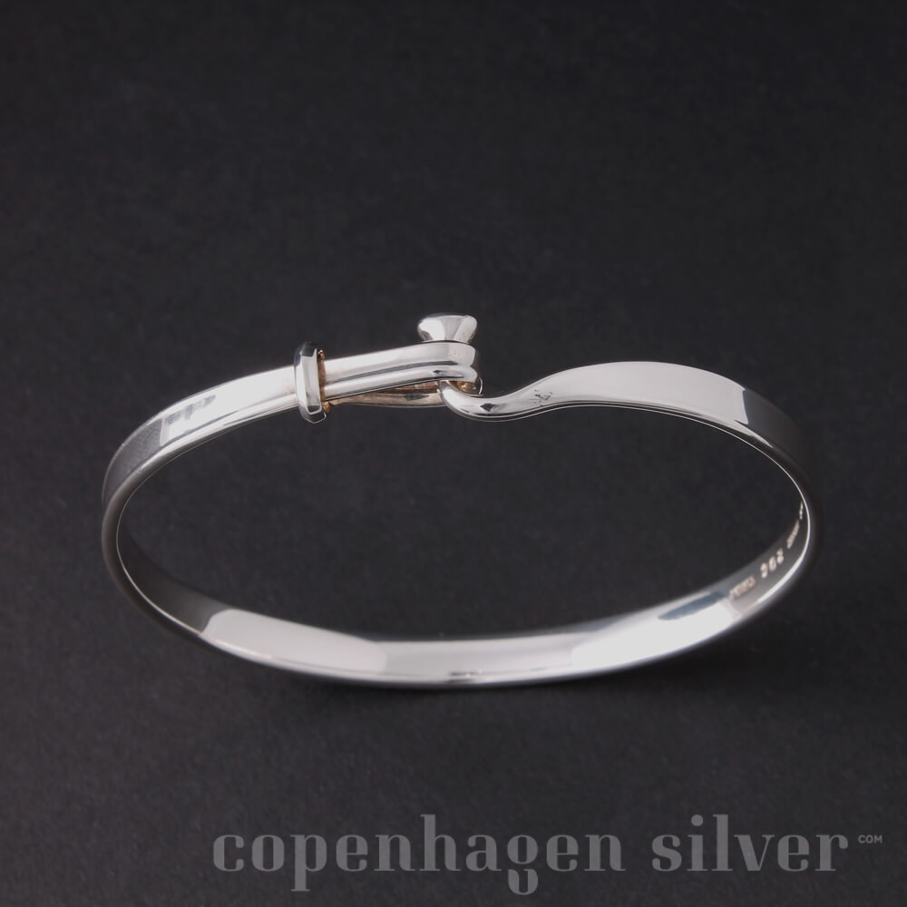 GEORG JENSEN Sterling Silver Bangle # 204 | Copenhagen Silver