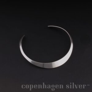 silver neck bangle