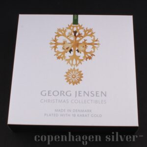 Danish Georg Jensen 2019  Christmas Decoration Bauble Silver BINB 