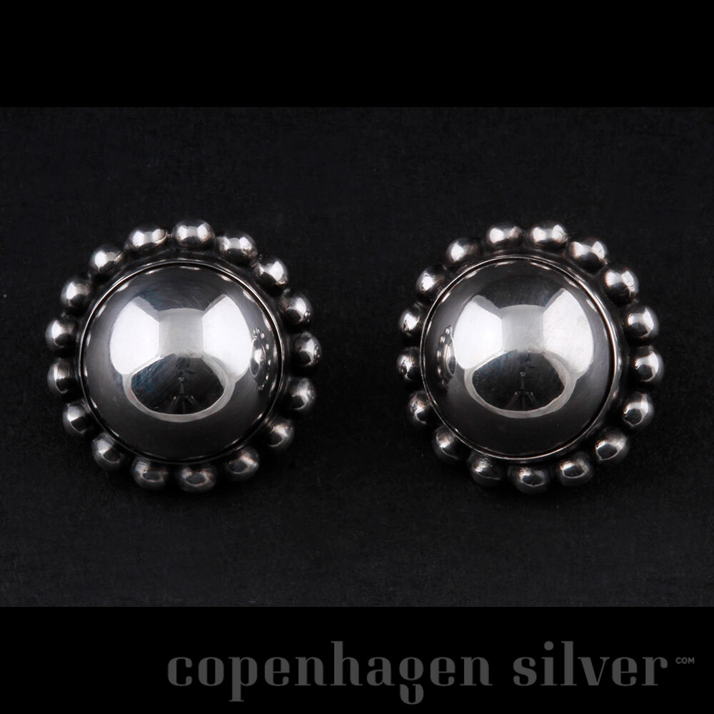 GEORG JENSEN / WENDEL A/S Sterling Silver Button # 25 | Copenhagen Silver