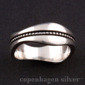 NEW Regitze Overgaard Design Georg Jensen Sterling Silver Modern Rings # 574B 