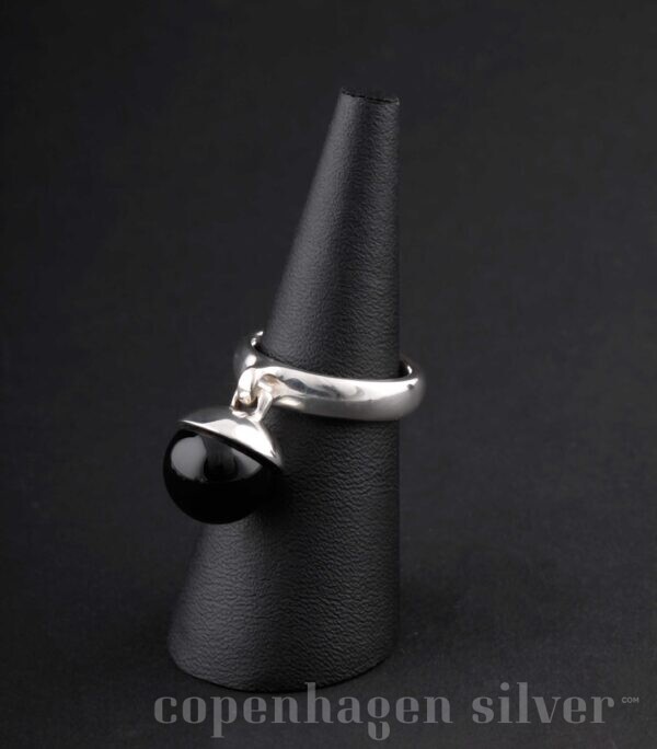Georg Jensen Sterling Silver Sphere Ring # 473A | Copenhagen Silver