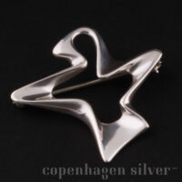 GEORG JENSEN Sterling Silver Artist Brooch of the Year 2000