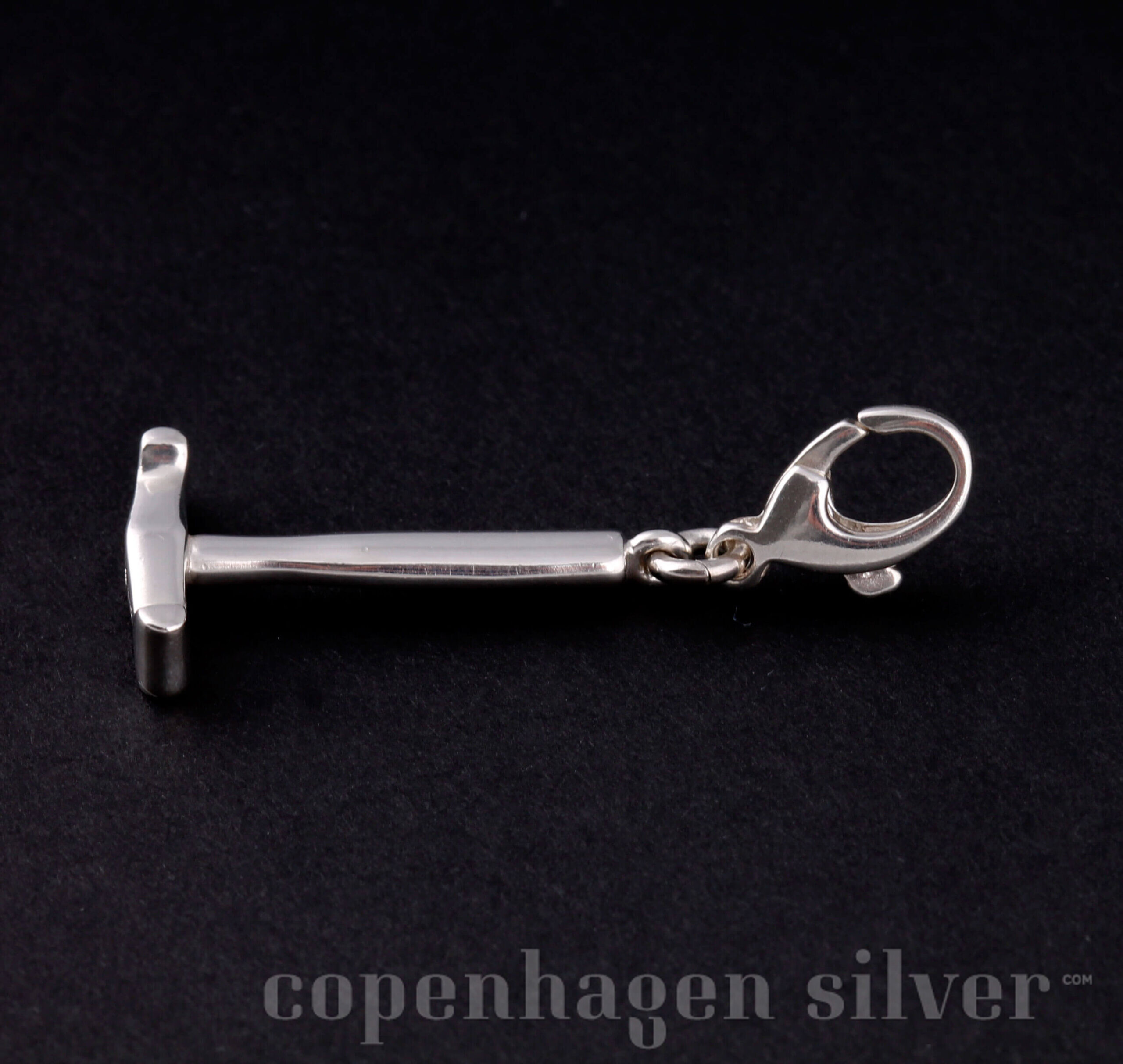 NEW. GEORG JENSEN Sterling Silver Hammer Charm # 37 Designed by Henning Koppel