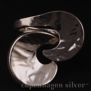 Handmade Sterling Silver Ring, Hammered